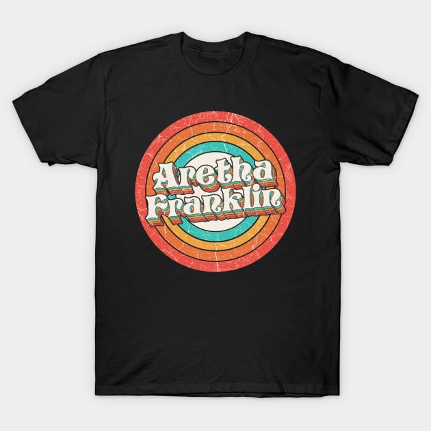 Aretha Proud Name - Vintage Grunge Style T-Shirt by Intercrossed Animal 